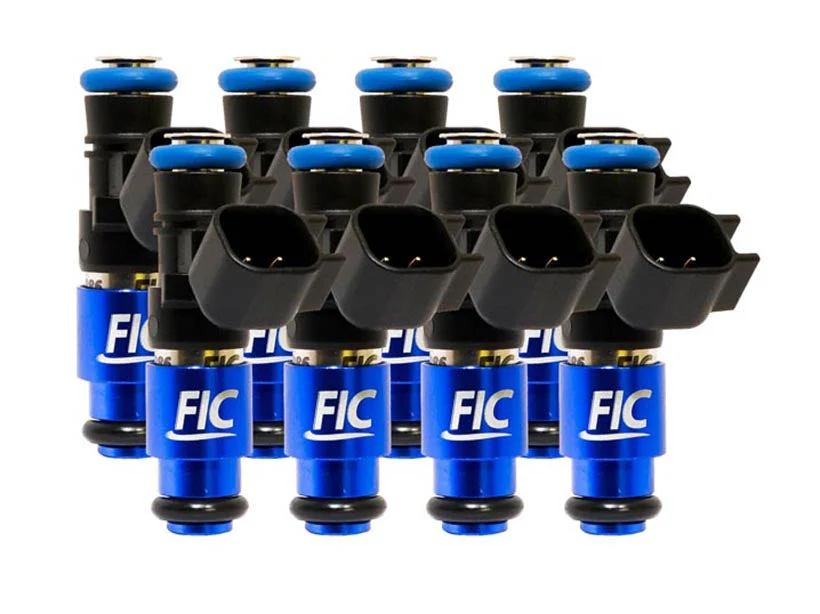 1200cc-D (110 lbs/hr at 43.5 PSI fuel pressure) FIC Fuel  Injector Clinic Injector Set for Ford Shelby GT500 (2007-2014)(High-Z)