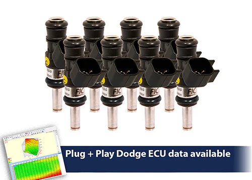 1440cc (160 lbs/hr at OE 58 PSI fuel pressure) FIC Fuel Injector Clinic Injector Set for Dodge Hemi Gen 1-4 Whipple Supercharger(High-Z)