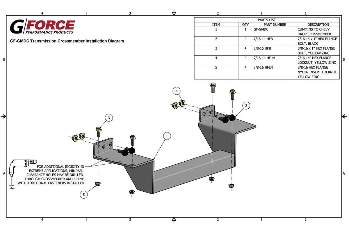 1973-1987 GM K Series Cummins Conversion Kit - Image 3