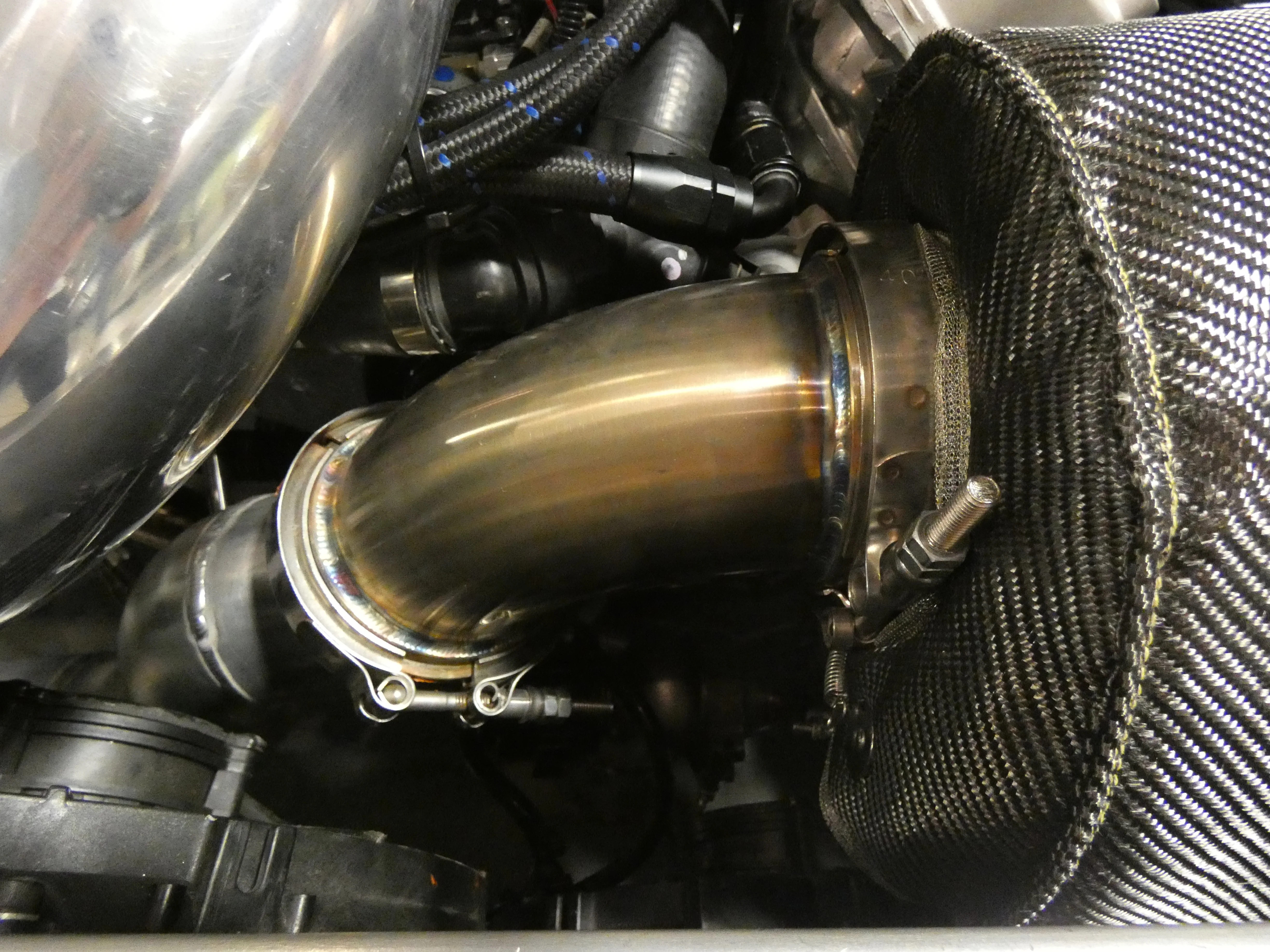 (1987-2004) Mustang Coyote Swap T6 Turbo System - HOTSIDE ONLY - Image 3