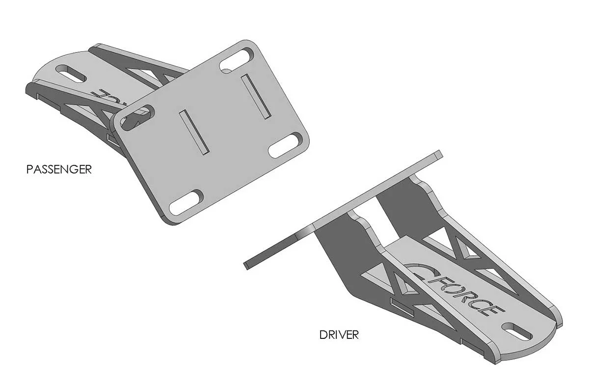 2005-2023 Mustang LS Swap Motor Mounts - Image 4
