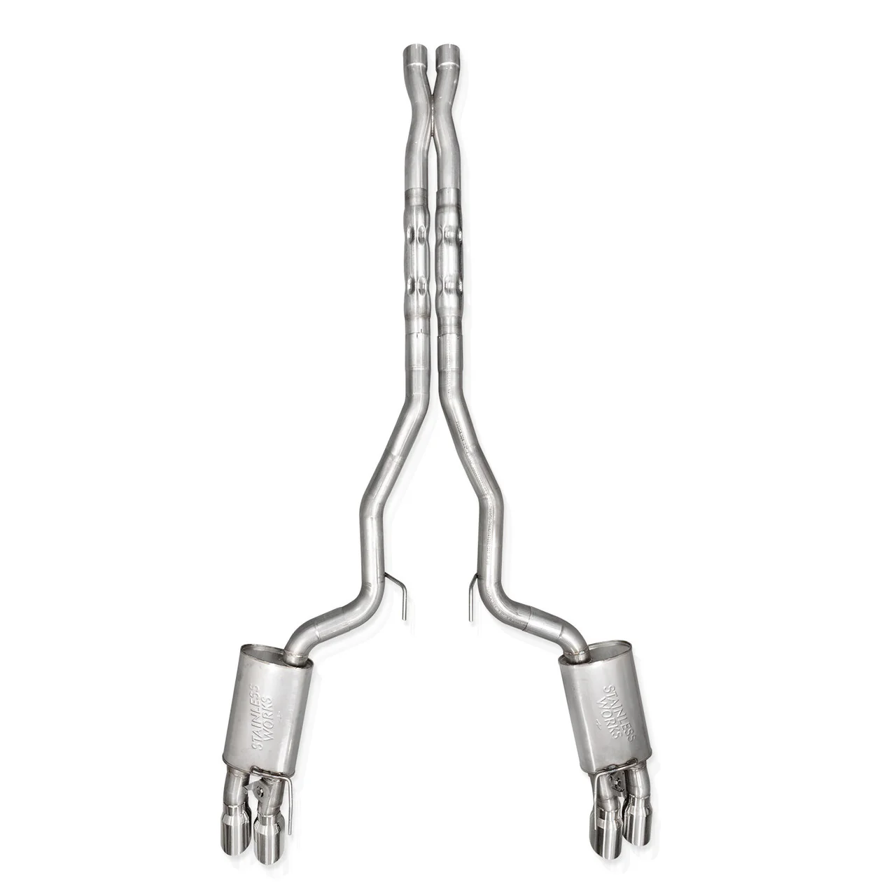 2024-26 Mustang GT Catback Legend Sound Quad Tips