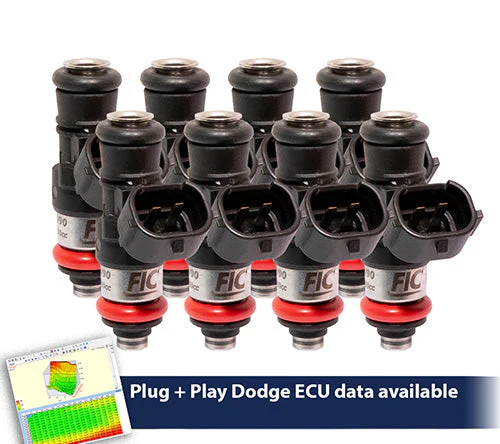 2150cc (240 lbs/hr at OE 58 PSI fuel pressure) FIC Fuel Injector Clinic Injector Set for Dodge Hemi Gen 1-4 Whipple Supercharger(High-Z)