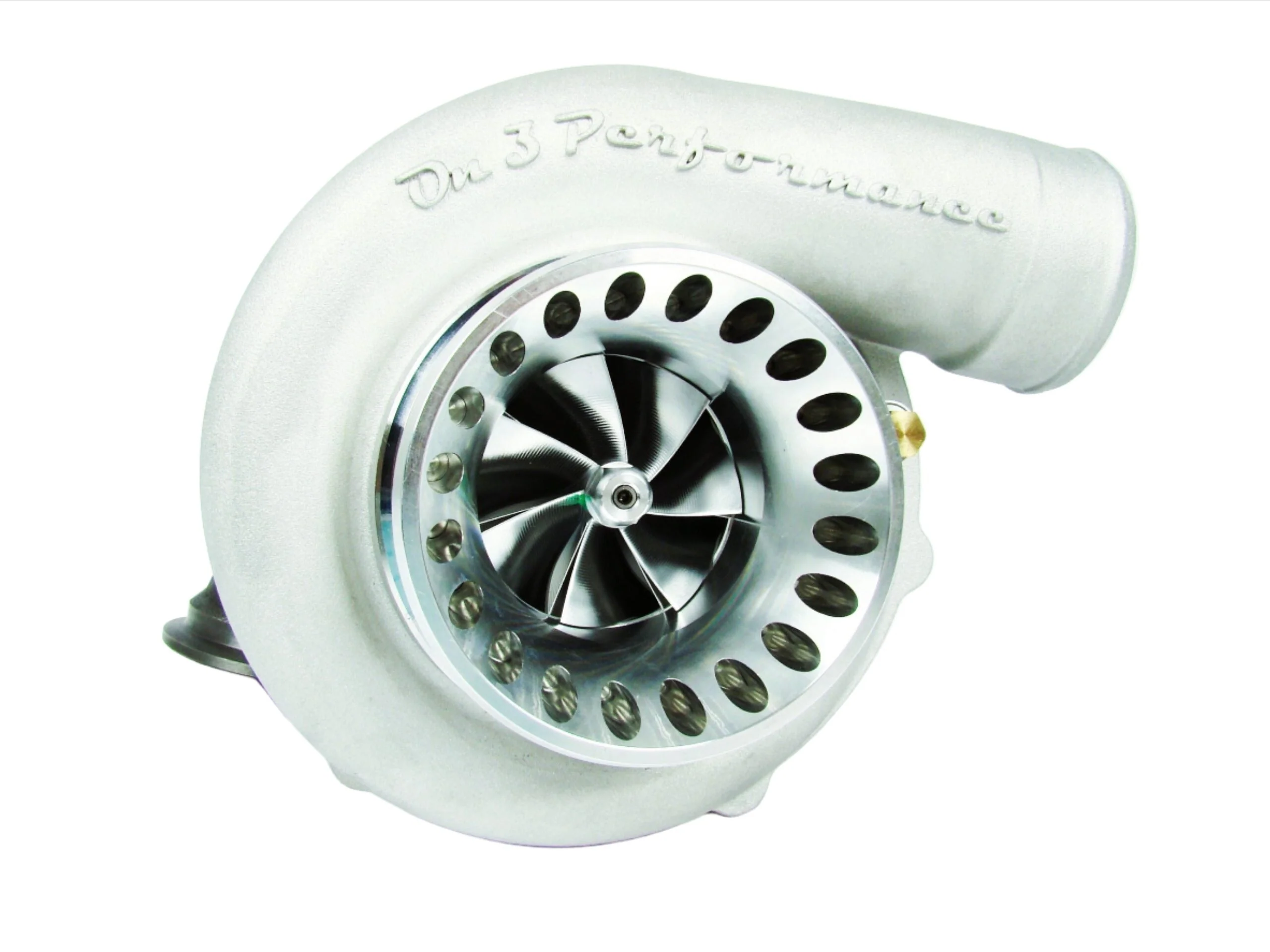 6766x Turbocharger -*Oil-Less* T4 Billet Wheel / Dual Ceramic Ball Bearing