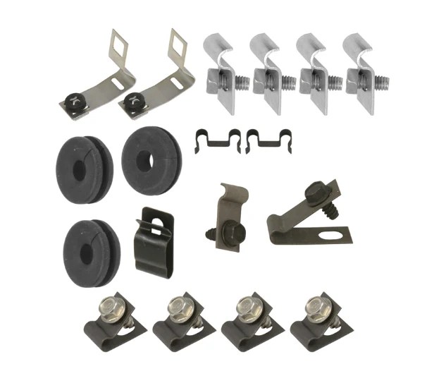 67Z-BF81 - 67 Mustang, 8 cylinder, 1pc Line; Clip Kit