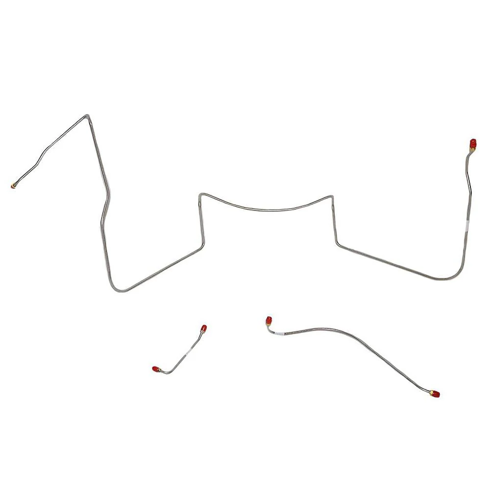 AKT6402- 64-65 Pontiac Lemans, GTO w/ Power Drums; Front Brake Line Kit - Image 2