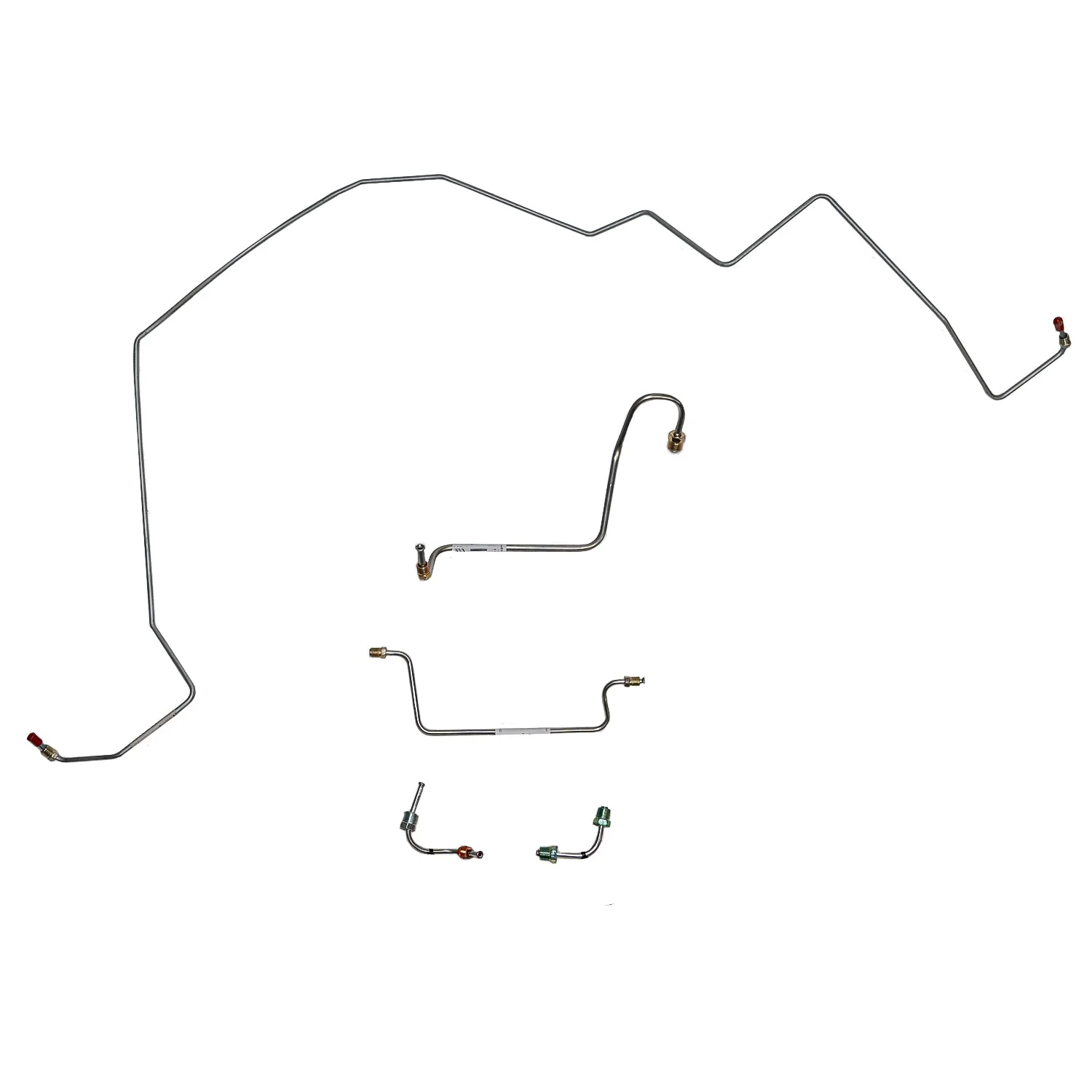 AKT6413- 64-67 GM A-Body w/ Manual Disc, Disc Brake Conversion; Front Brake Line Kit - Image 2