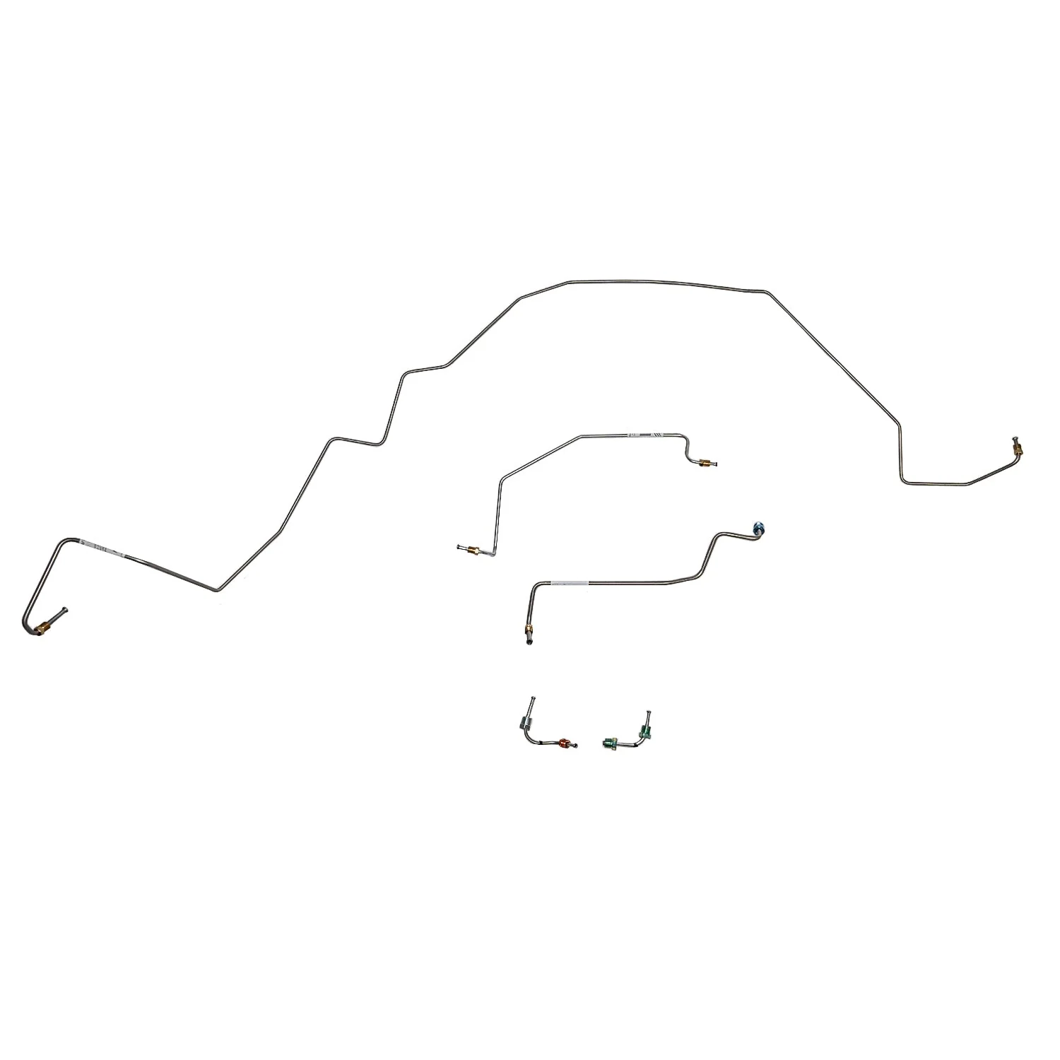 AKT6414- 64-67 GM A-Body w/ Power Disc, Disc Brake Conversion; Front Brake Line Kit - Image 2