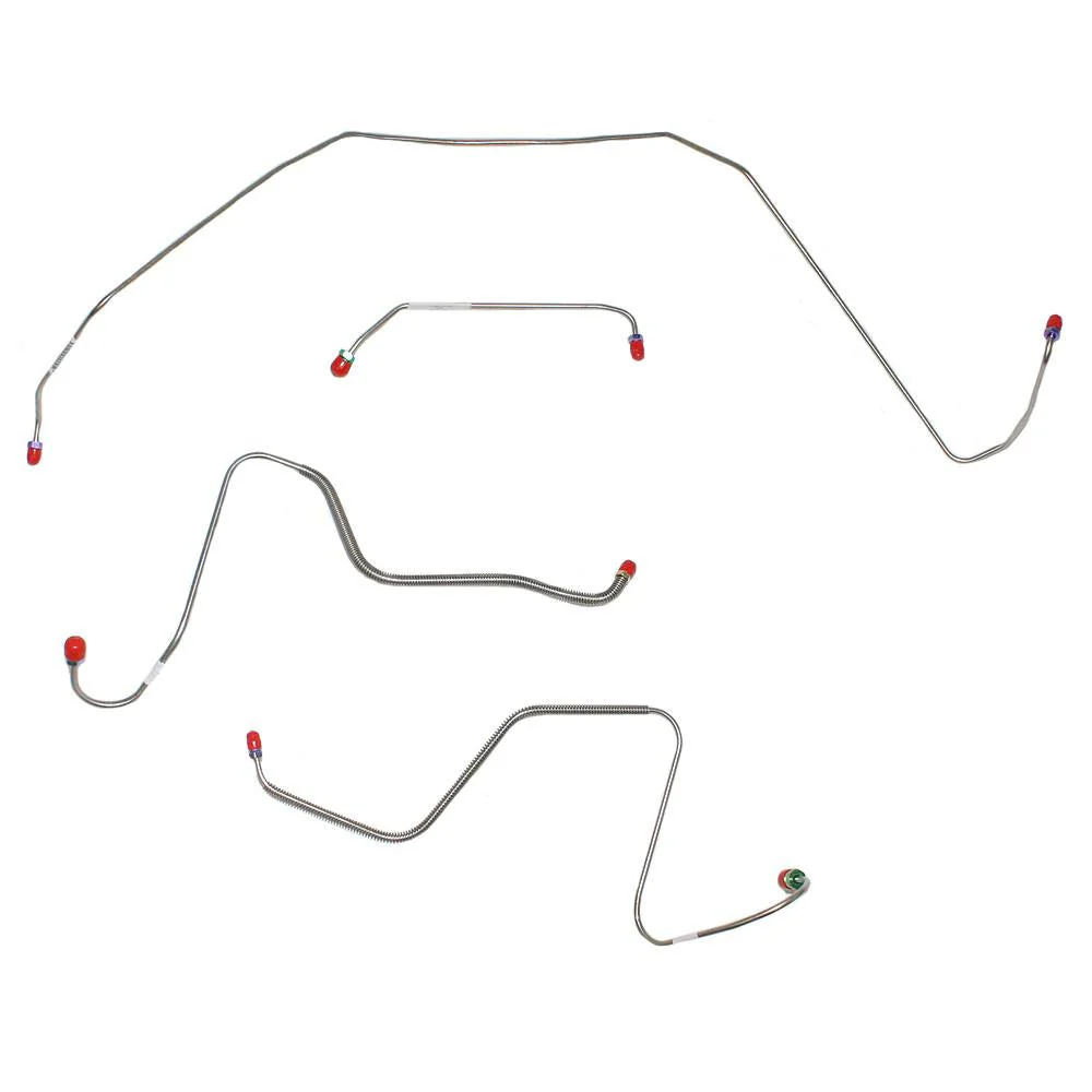 AKT6721- 67 Buick Skylark, GS w/ Manual Drum; Front Brake Line Kit - Image 2