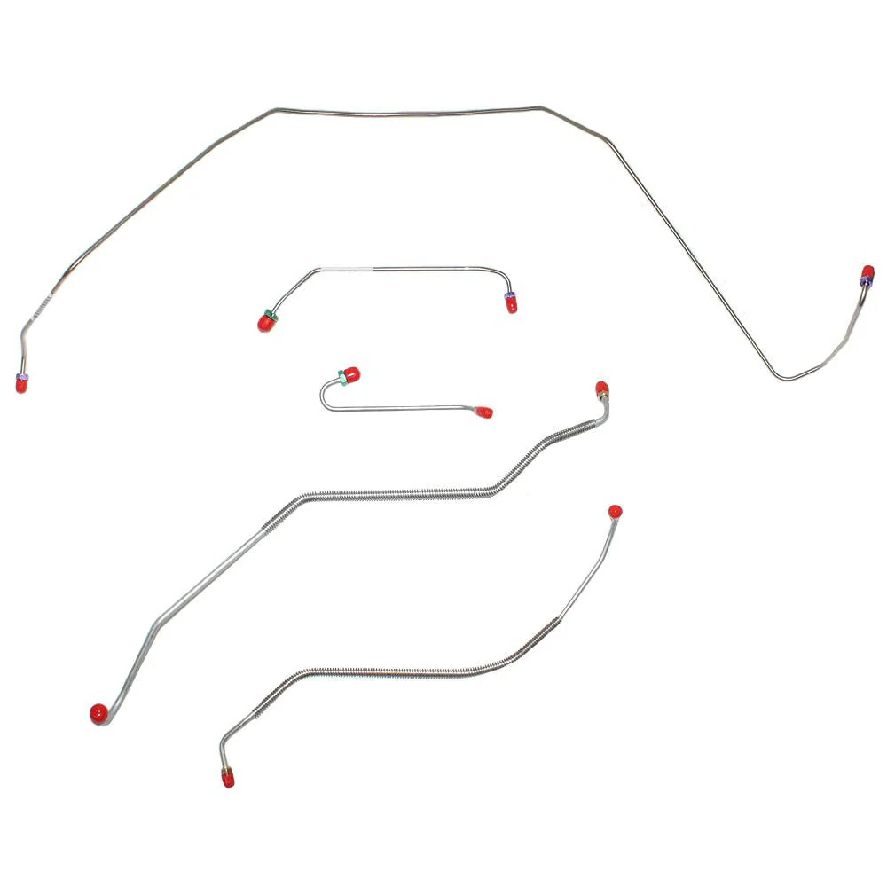 AKT6724- 67 Buick Skylark, GS w/ Power Disc, 7/16 Port in Metering Valve; Front Brake Line Kit