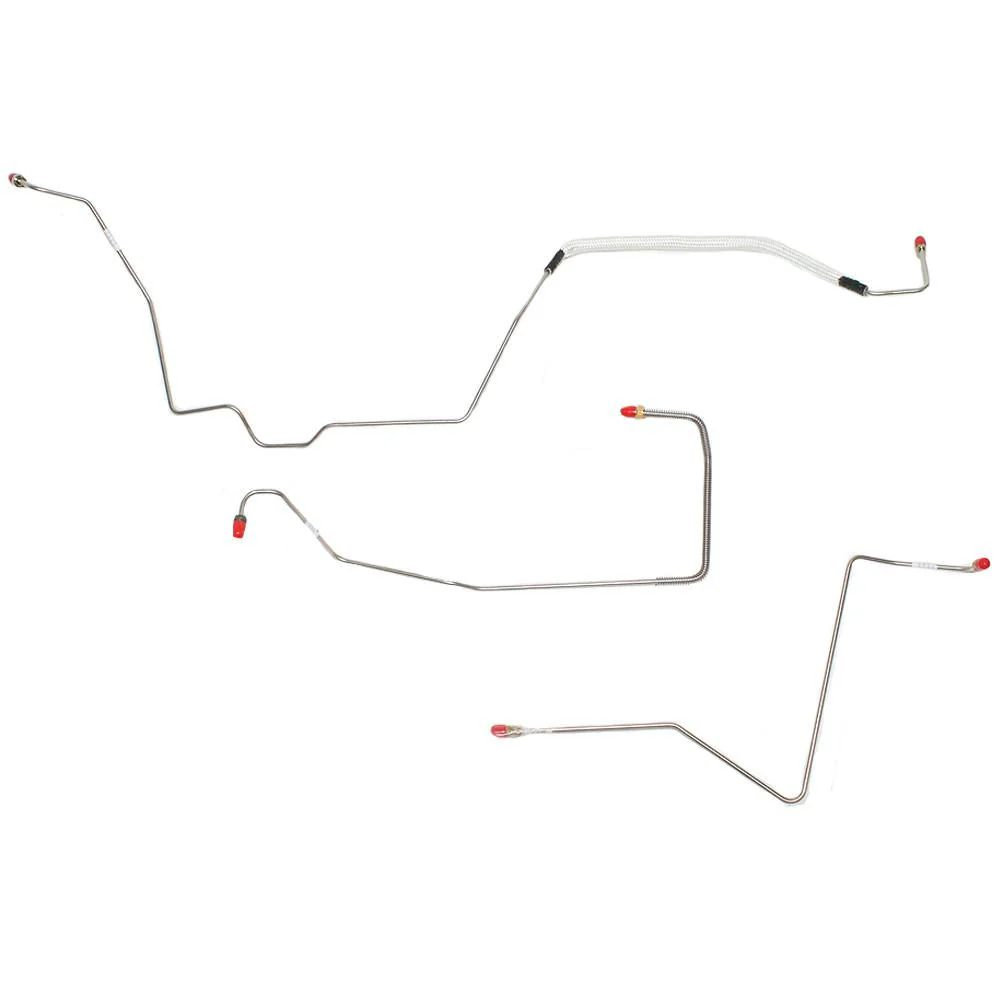 AKT9701- 97-98 Buick Regal 3.8L w/ ABS & Traction Control; Front Brake Line Kit - Image 2