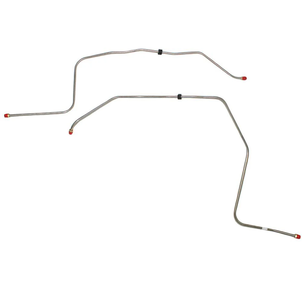 ATC6411SS- 64-67 Lemans/ GTO, w/ PowerGlide Transmission; 3/8'' Transmission Line Kit; Stainless