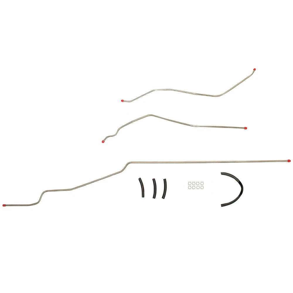 BGL6301- 63-64 Chevy Bel Air, Biscayne, Impala V8, 3pc 3/8 Tank to Pump Fuel Line
