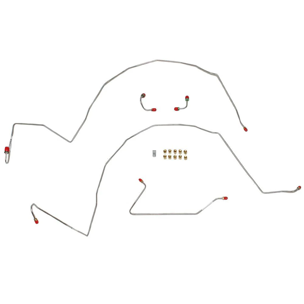 BKT5512- 55-57 Bel Air, Power Disc Front Brake Line Kit - Image 2