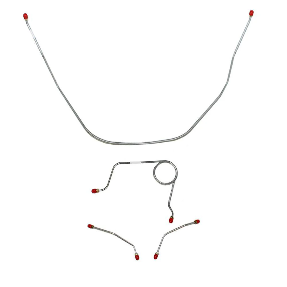 BKT5801- 58 Bel Air, Impala Standard Brakes Front Brake Line Kit - Image 2