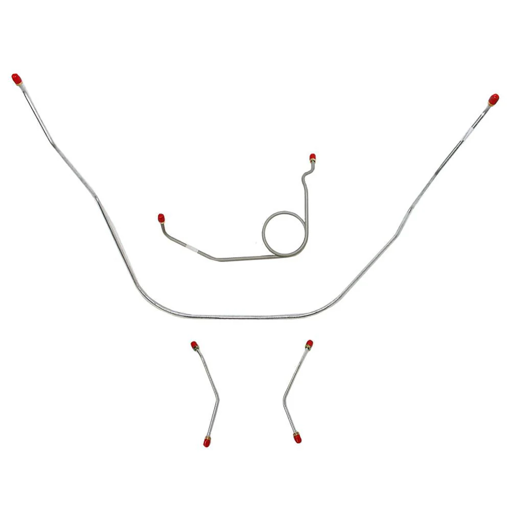 BKT5901- 59-61 Bel Air, Impala Standard Brakes Front Brake Line Kit - Image 2
