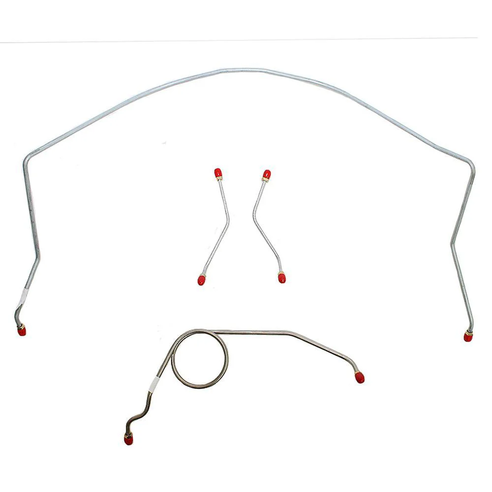 BKT5902- 59-61 Bel Air, Impala Power Brakes Front Brake Line Kit - Image 2