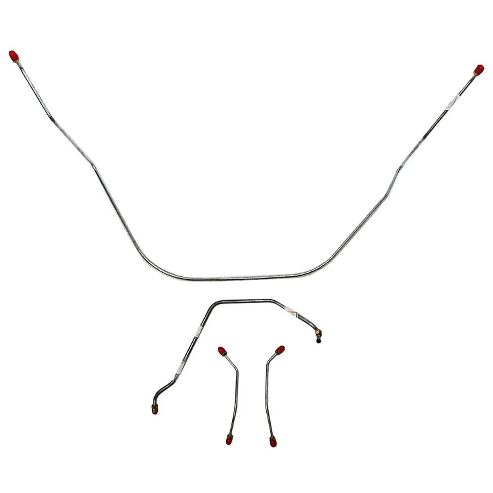 BKT6201- 62-64 Bel Air, Impala Standard Brakes Front Brake Line Kit - Image 2