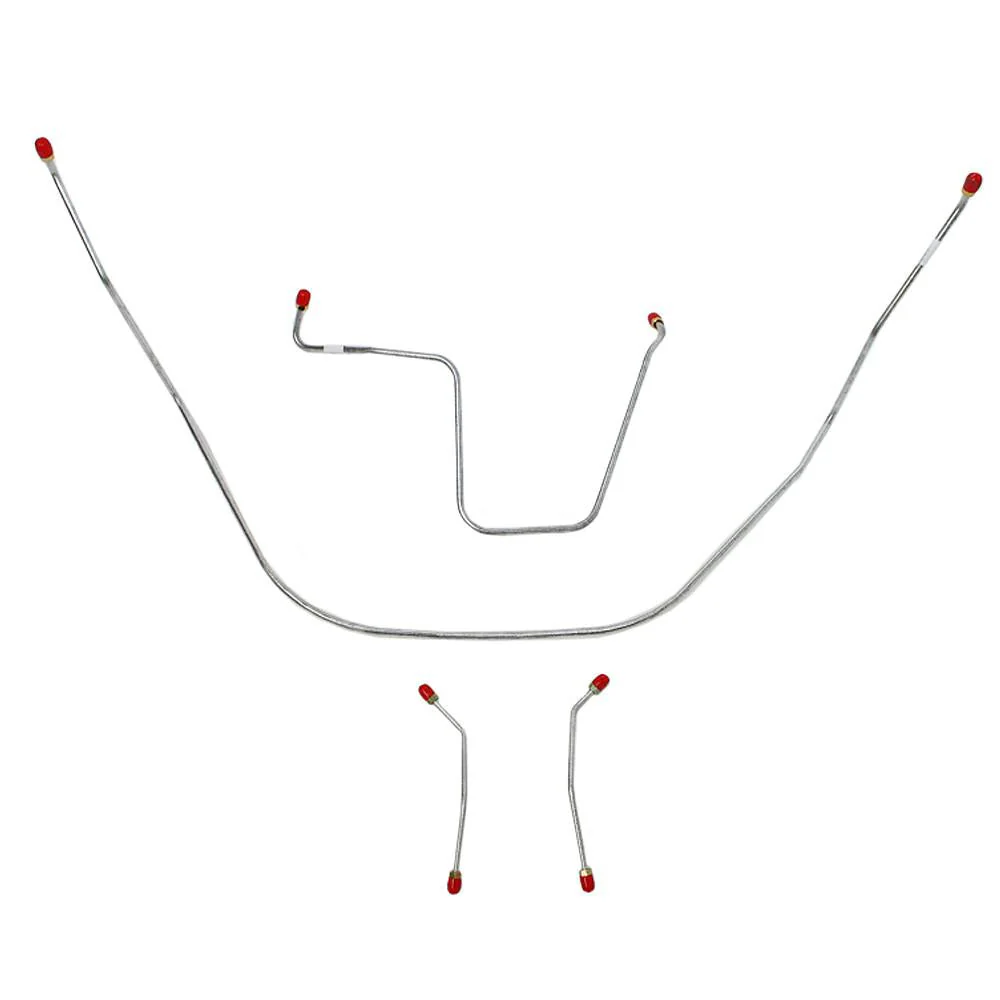 BKT6202- 62-64 Bel Air, Impala Power Brakes Front Brake Line Kit - Image 2