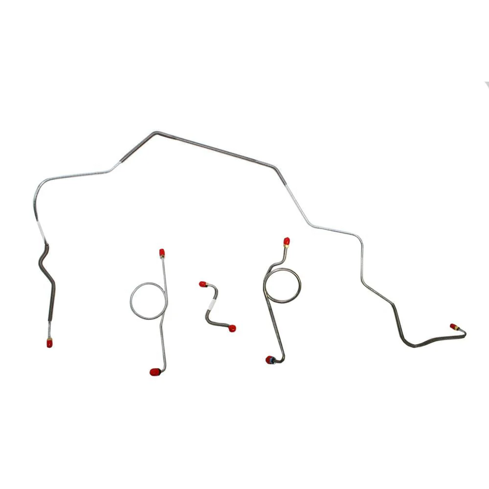 BKT6701- 67-68 Bel Air, Impala Standard Drum Brakes, Front Brake Line Kit - Image 2
