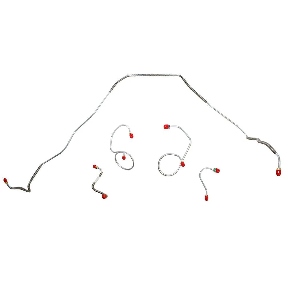 BKT6703- 67-68 Bel Air, Impala Power Disc Brakes, Front Brake Line Kit - Image 2