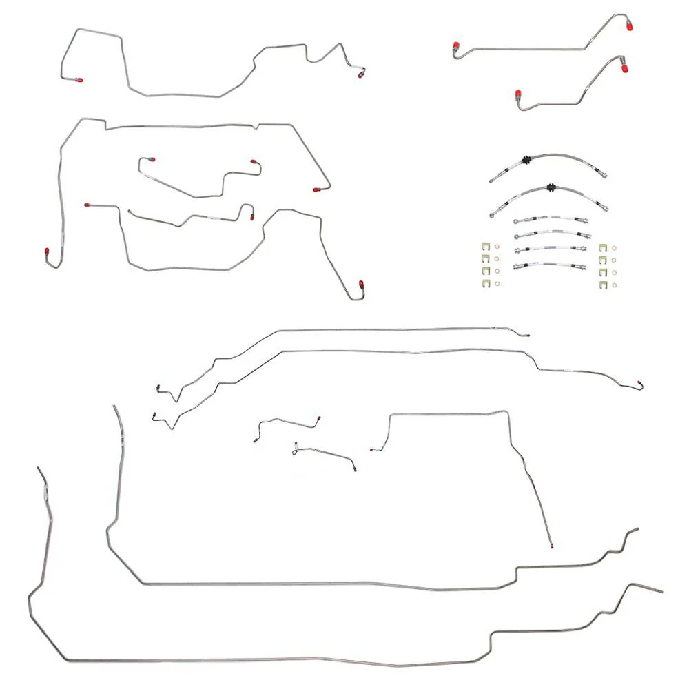 BLH92- 05-06 GTO; Complete Brake Line & Hose Kit; Stainless