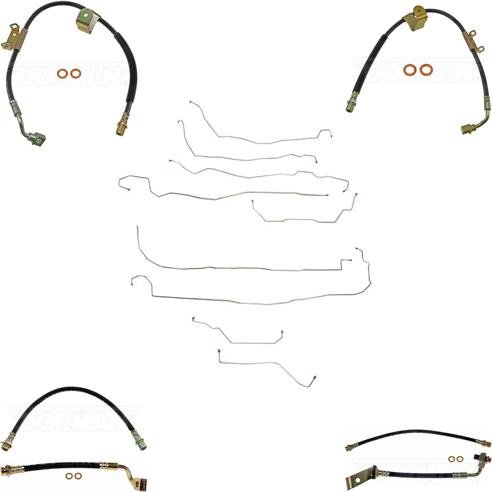 BLH97 - 03-07 Hummer H2 Complete Brake Line & Hose Kit