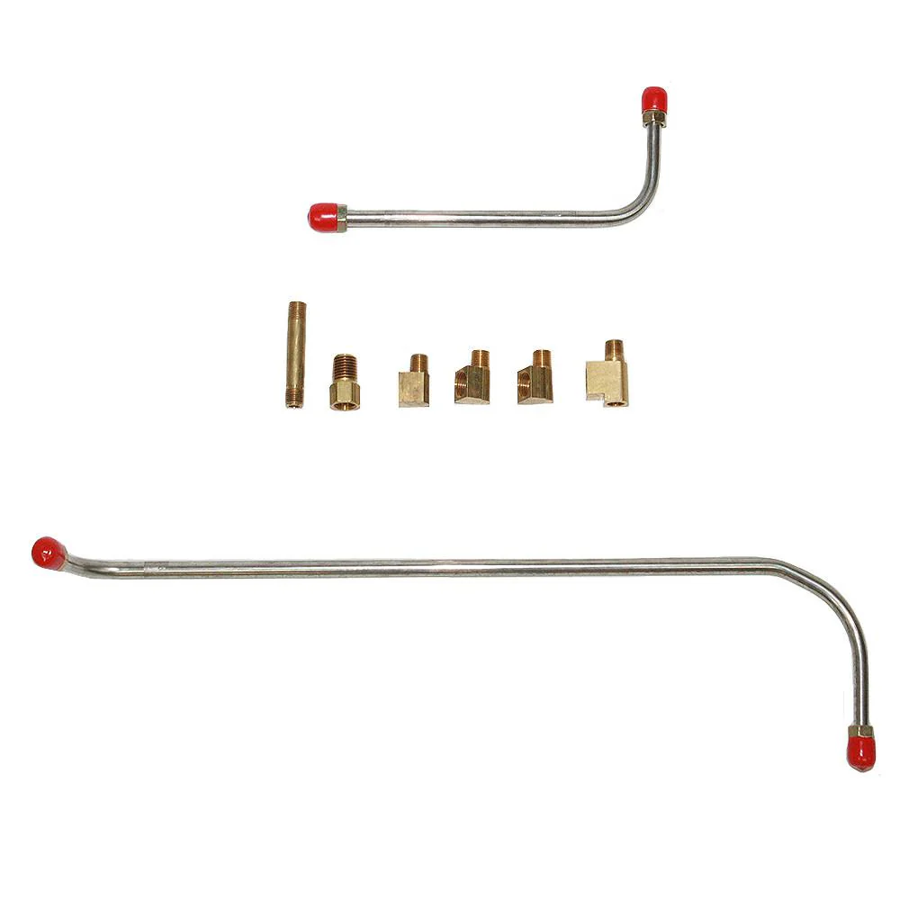 BPC5602- 56 Chevy Bel Air, Impala 265CID 8cyl 2x4 Carbs, Set Pump-Carb, Fuel Line, 2 Lines w/ 6 Fittings - Image 2