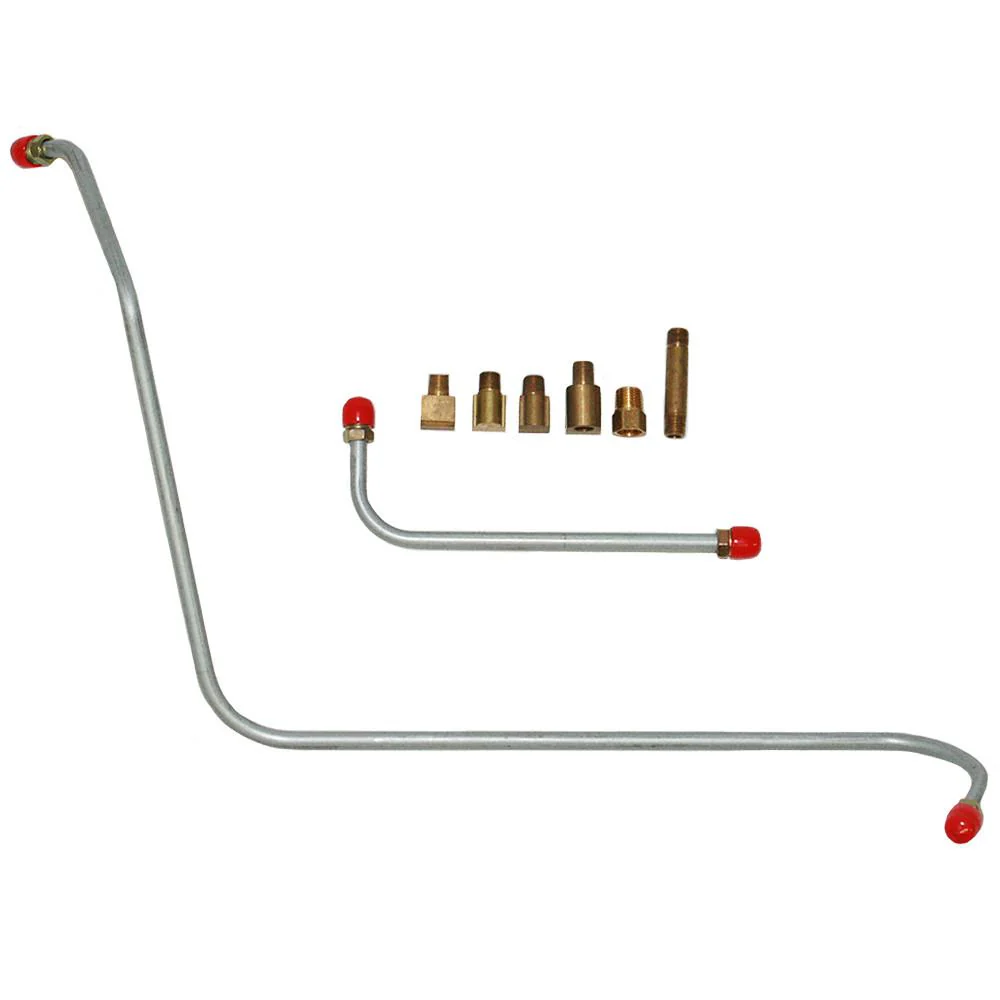 BPC5701- 57 Chevy Bel Air, Impala 283CID 8cyl 2x4 Carbs, Set Pump-Carb, Fuel Lines, 2 Lines w/ 6 Fittings - Image 2