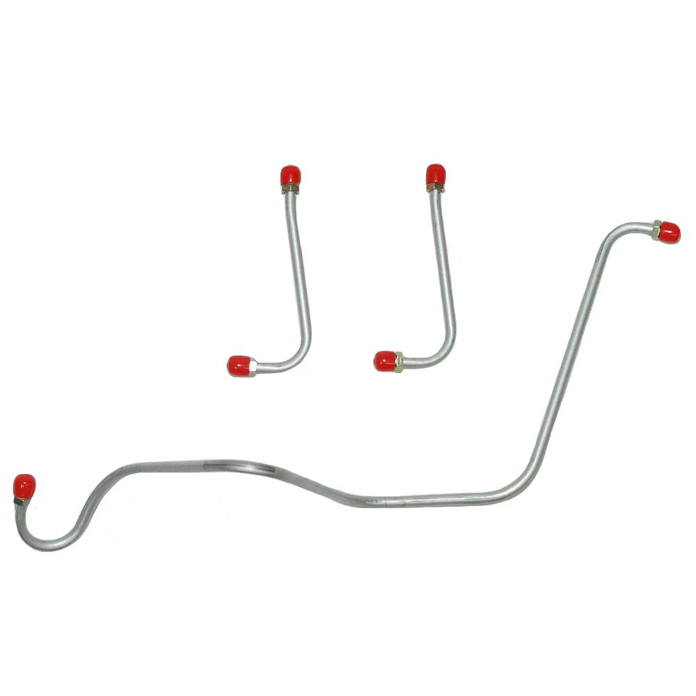 BPC5901- 59-61 Chevy Bel Air, Biscayne, Impala 348CID, 3x2 Carbs, Front 3 Line Kit Only, Pump to Carb Fuel Line - Image 2