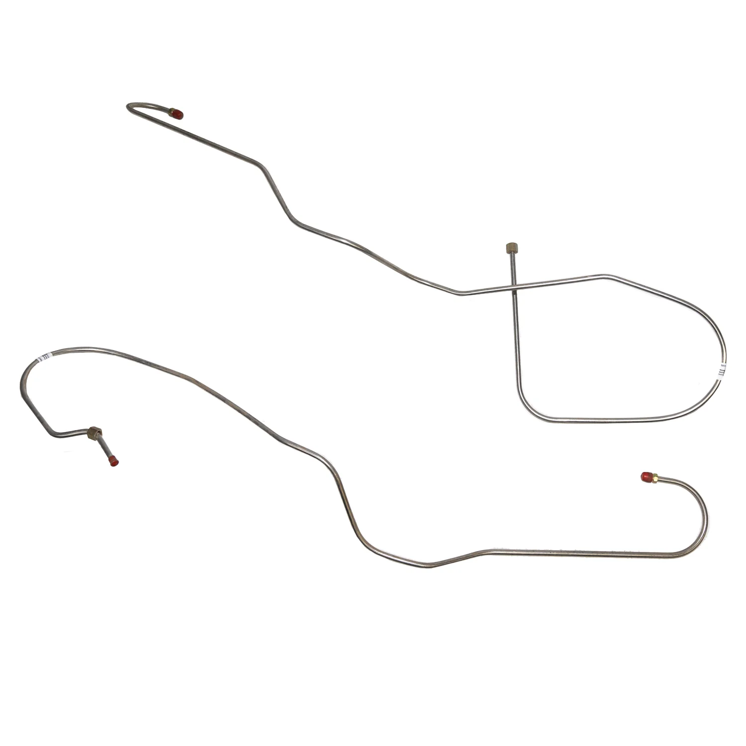 BTC5803SS- 58 Chevy Bel Air, Biscayne, Impala, 283/348CID Engine 8cyl, Powerglide Transmission Line Set w/ Heavy Duty Cooling; Stainless