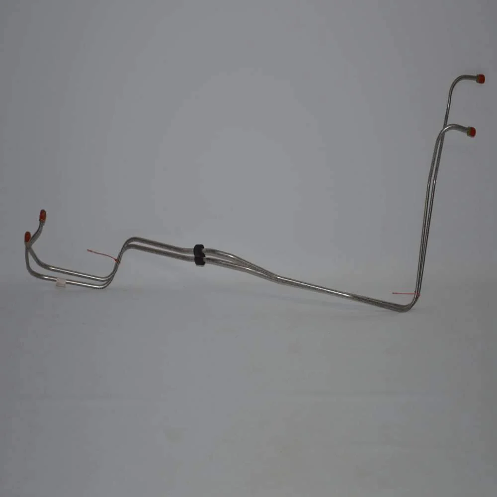 BTC6903SS- 69-70 Chevy Bel Air, Biscayne, Impala, 327/350/400 CID SM BLK, Turbo-Hydramatic 350 Transmission Line Set; Stainless