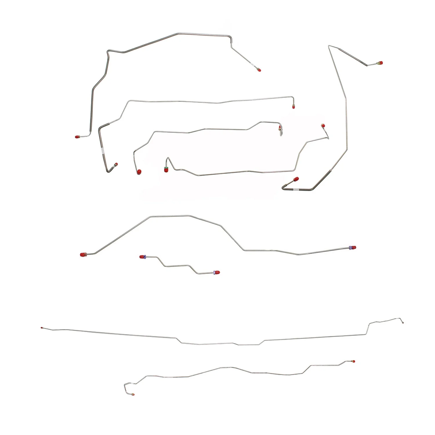 CBK0004- 02-04 Ford F-350/F-350 Superduty, 4wd, AWABS, Crew Cab/Long Bed, Complete Brake Line Kit - Image 2