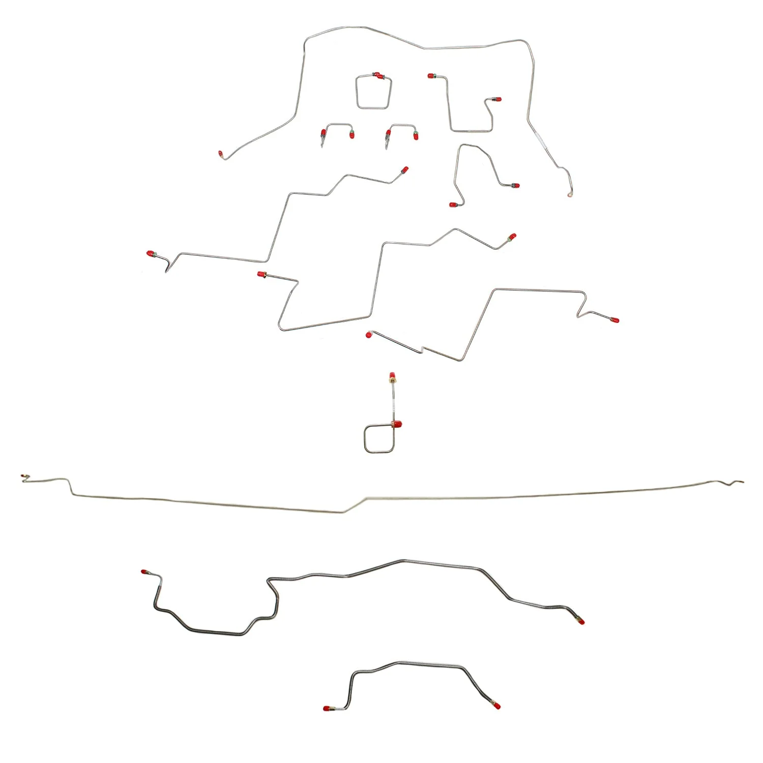 CBK0012- 98-01 Dodge Ram 3500, 4wd, AWABS, Quad Cab/Long Bed, Dually, Complete Brake Line Kit - Image 2