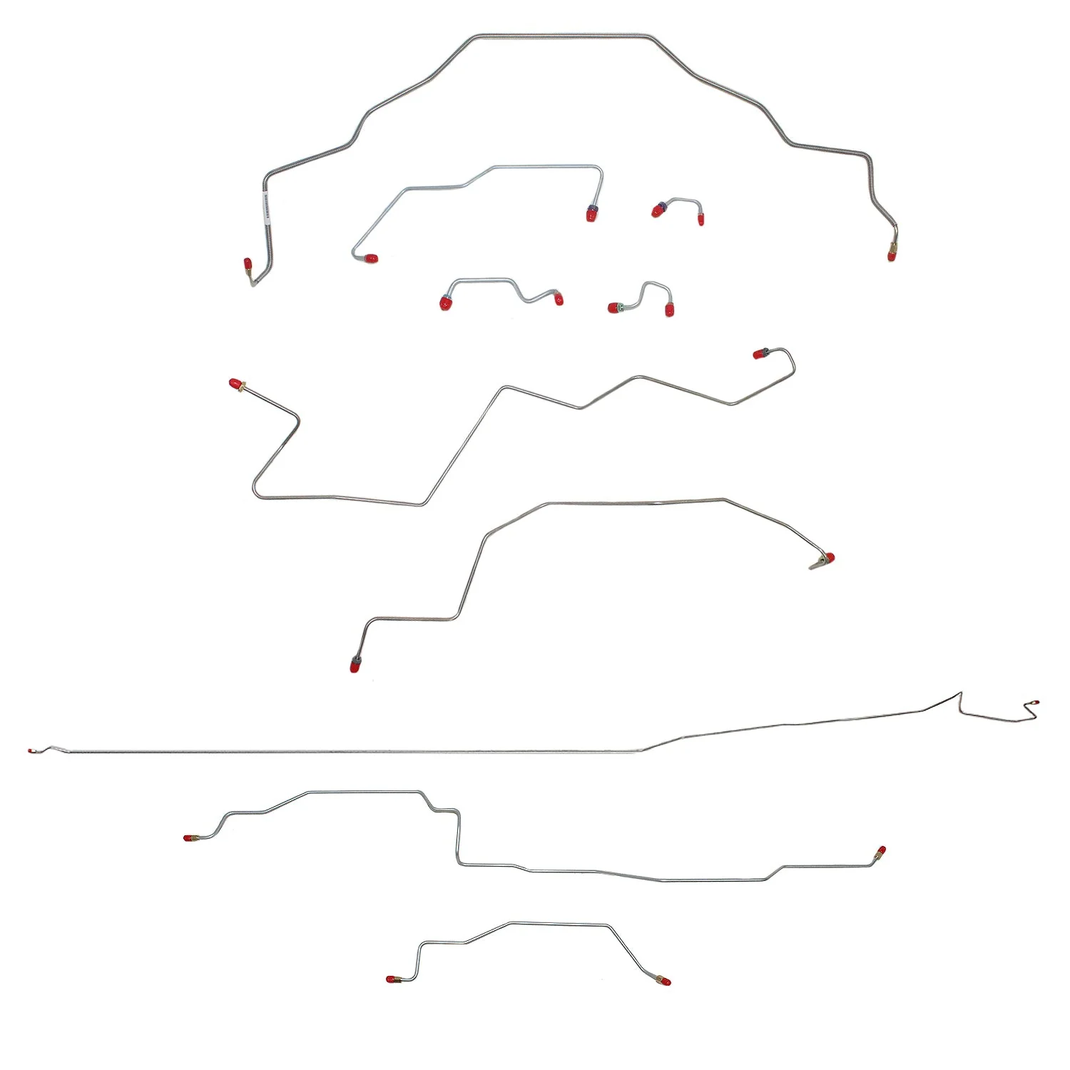 CBK0022-  95-97 Dodge Ram 1500, 2wd, AWABS, Reg Cab/Long Bed Brake Line Kit