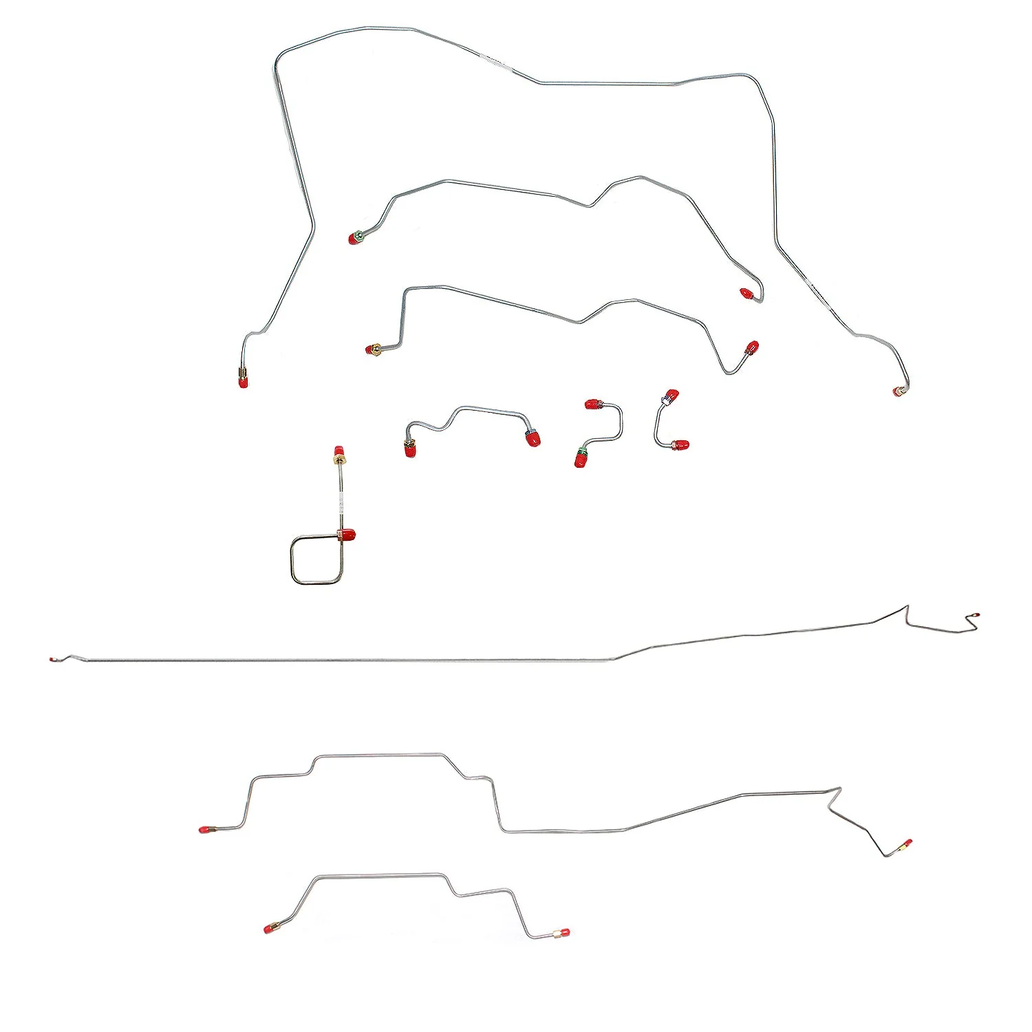 CBK0035- 95-97 Dodge Ram 2500, 4wd, RWABS, Reg Cab/Long Bed; Complete Brake Line Kit - Image 2