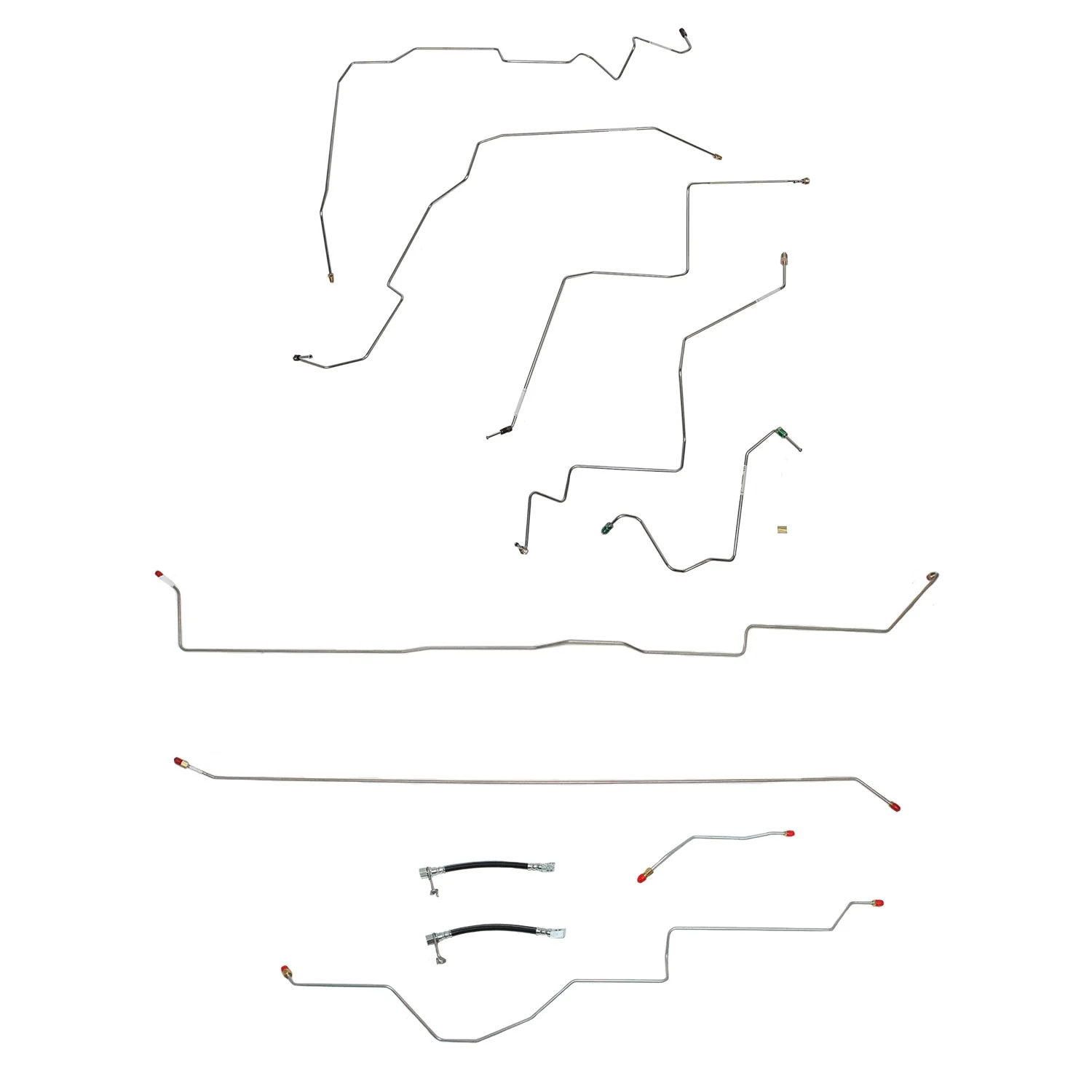 CBK0059- 02-05 Dodge Ram 1500 4wd, RWABS, Quad Cab/Short Bed; Complete Brake Line Kit - Image 2