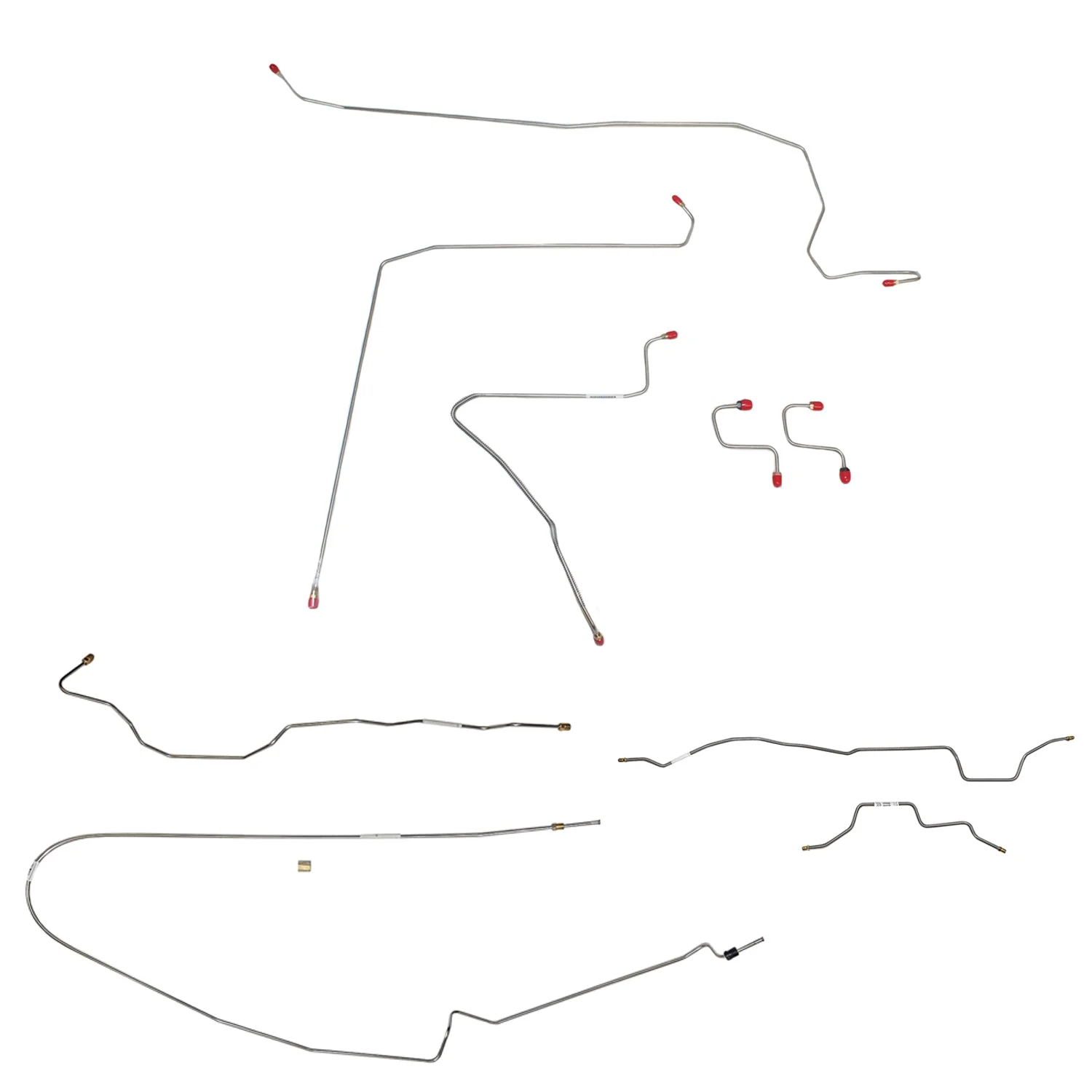 CBK0062- 93-95 Jeep Wranger w/o ABS; Complete Brake Line Kit - Image 2