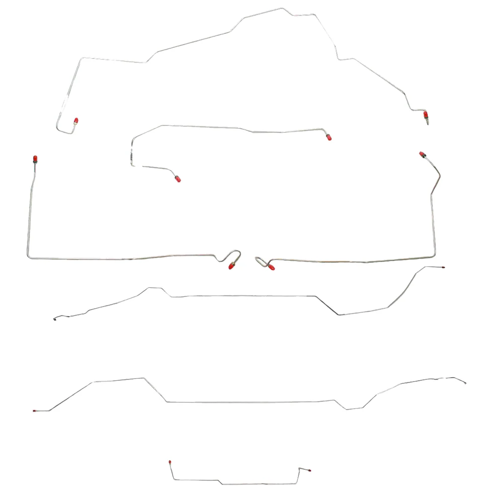 CBK0064- 00-05 Grand AM/ Malibu/ Alero w/ ABS & Traction Control; Complete Brake Line Kit - Image 2