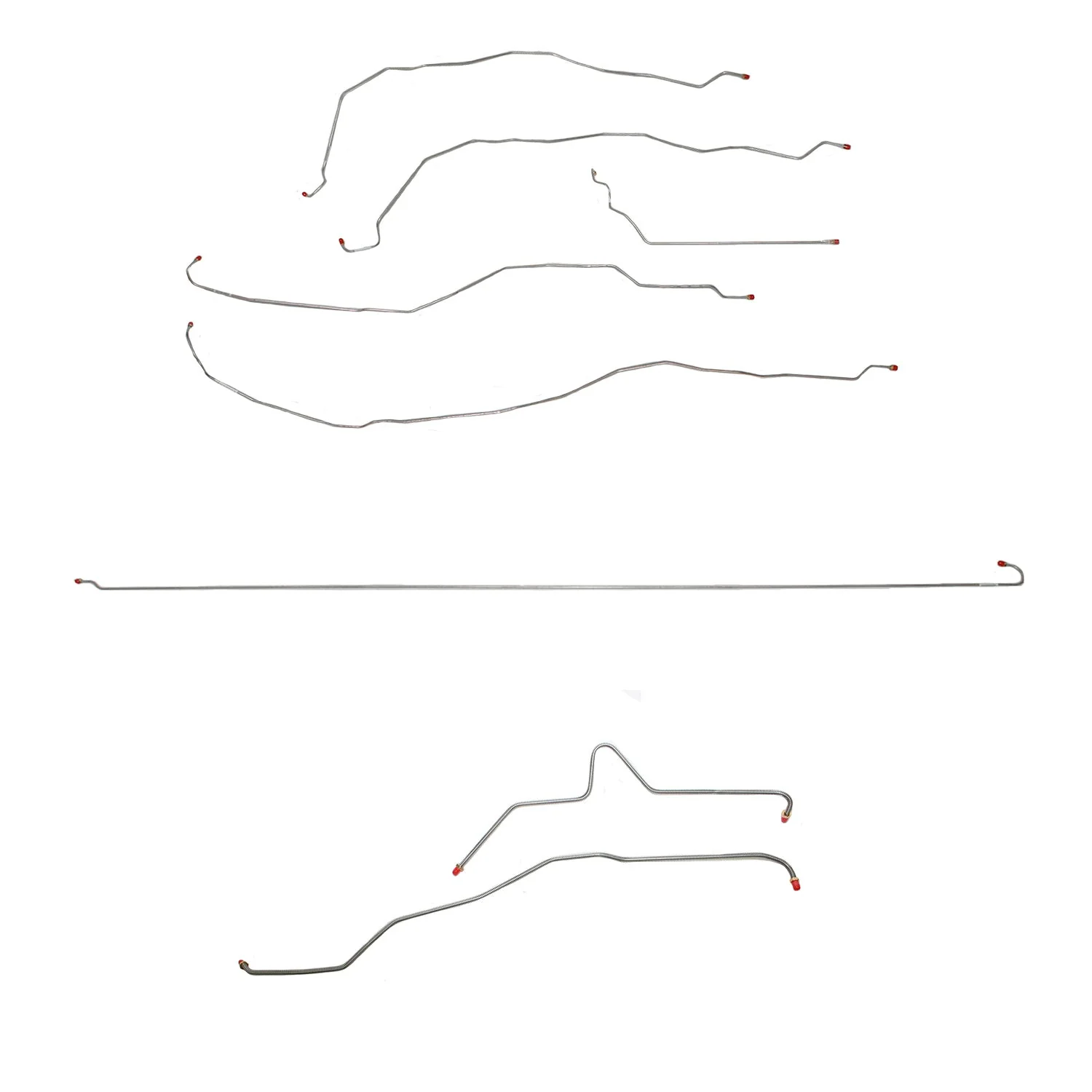 CBK0071- 01-07 GM 2500HD 6.0L, Crew Cab/Standard Bed; Complete Brake Line Kit - Image 2