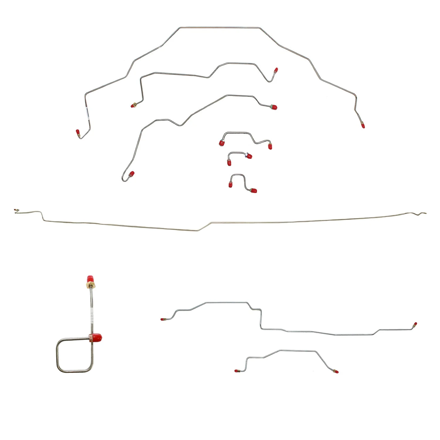 CBK0072- 95-97 Dodge Ram 2500 2wd, RWABS, Manual, Quad Cab/Short Bed; Complete Brake Line Kit - Image 2
