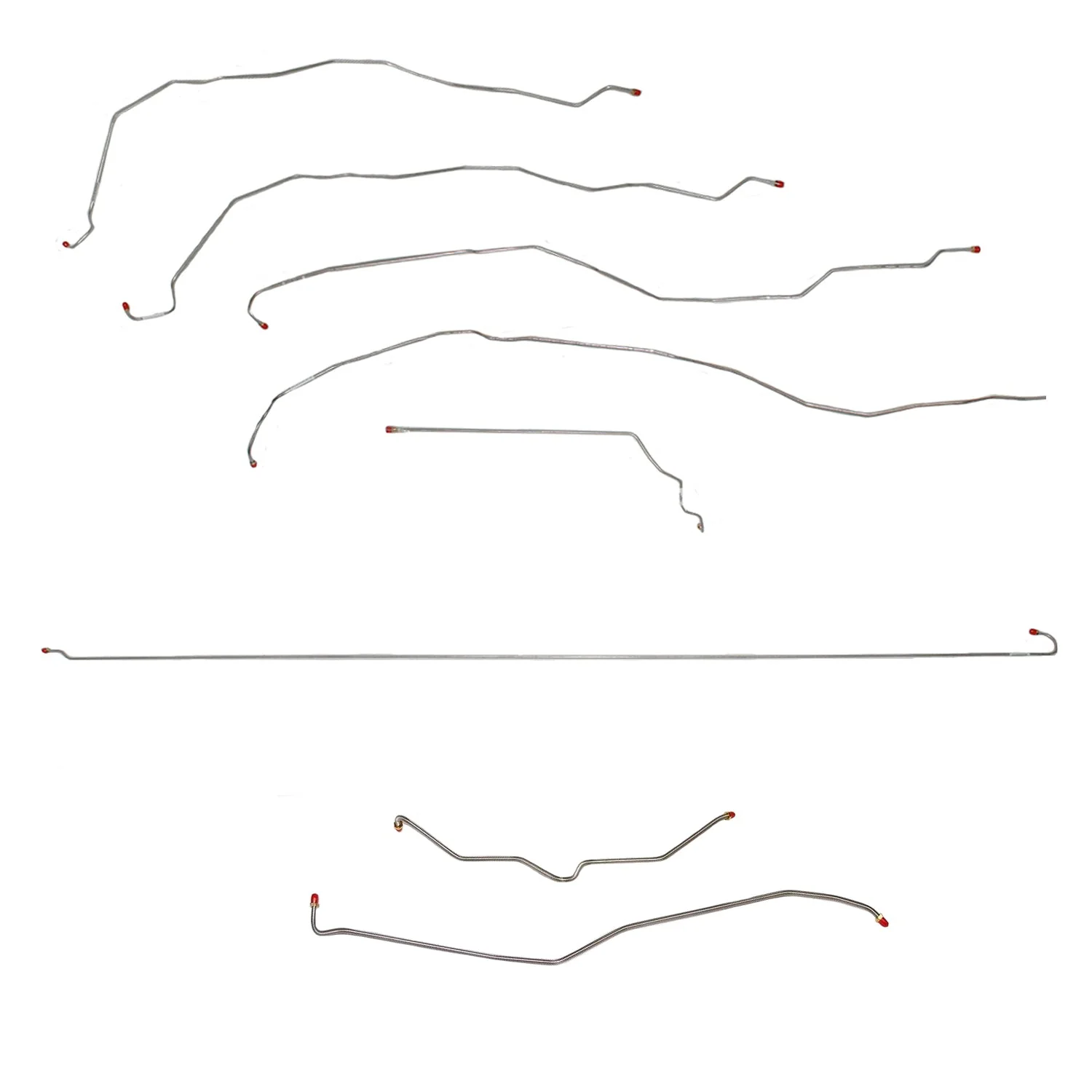 CBK0073- 01-07 GM 2500HD/3500 6.6L or 8.1L, Crew Cab/Short Bed, non Dually, Complete Brake Line Kit - Image 2