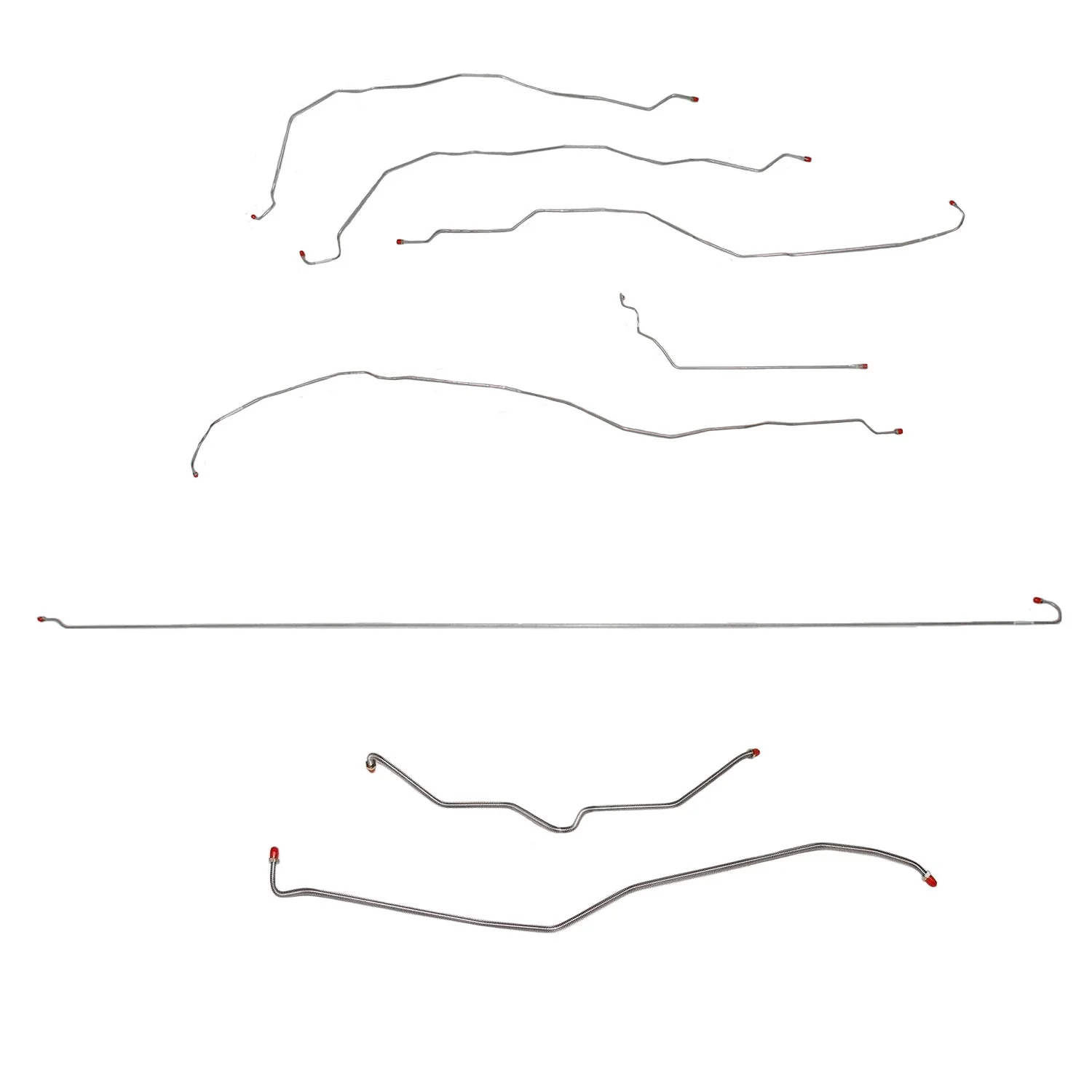 CBK0075- 01-07 GM 2500HD/3500 Truck 6.6L/8.1L Ext Cab/Standard Bed; Complete Brake Line Kit