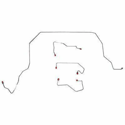 CBK0077- 01-05 Ford Ranger 4wd, AWABS, Ext Cab; Compete Brake Line Kit - Image 2