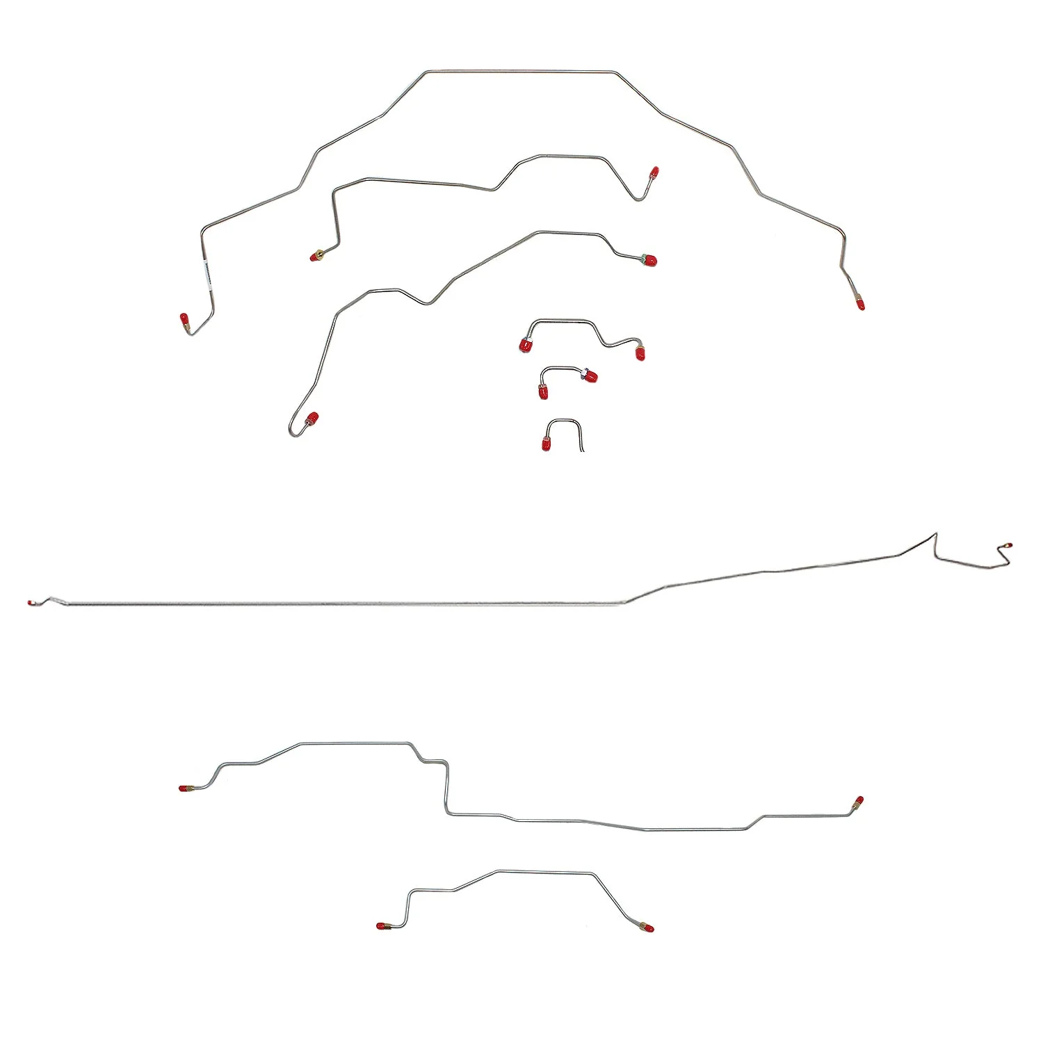 CBK0079- Dodge 95-97 Ram 1500 2wd, RWABS, Reg Cab/Long Bed; Complete Brake Line Kit - Image 2