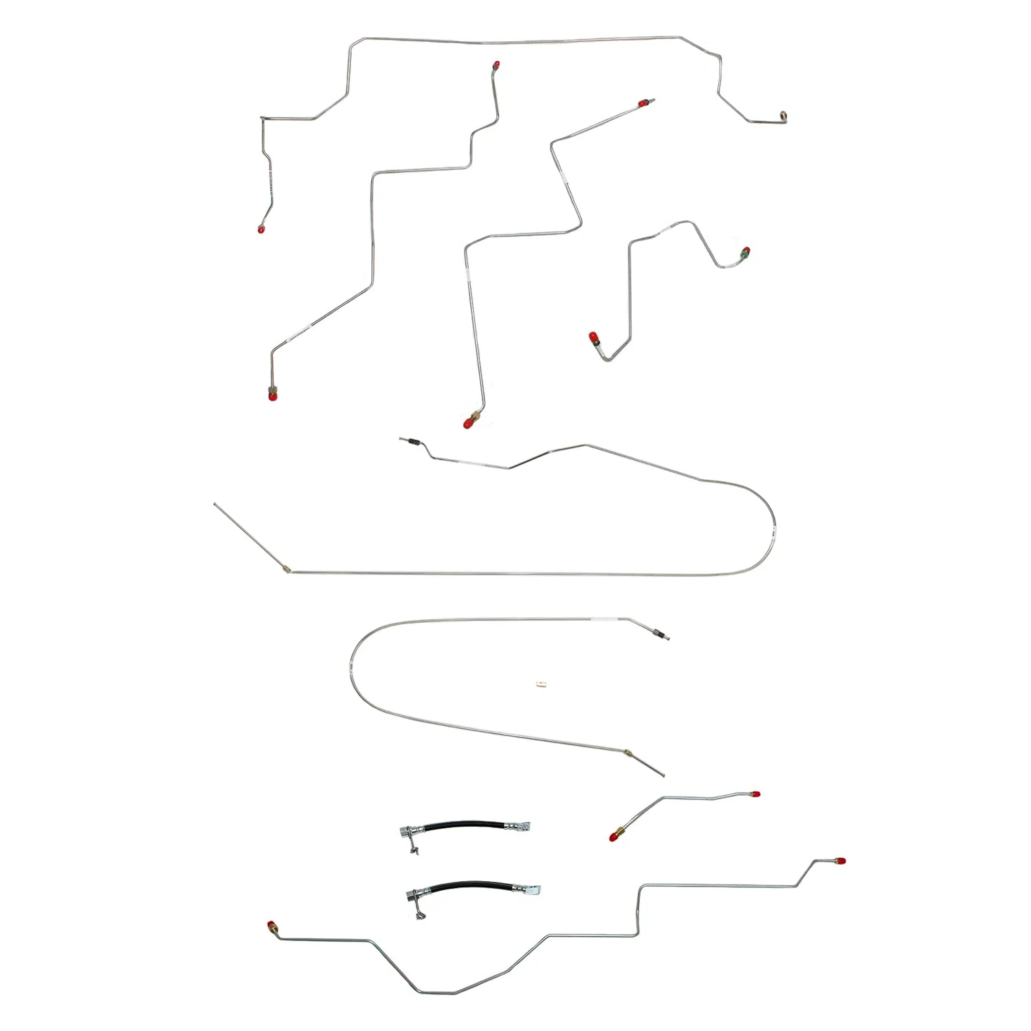 CBK0084- 02-05 Dodge Ram 1500 2wd, RWABS, Quad Cab/Short Bed; Complete Brake Line Kit - Image 2