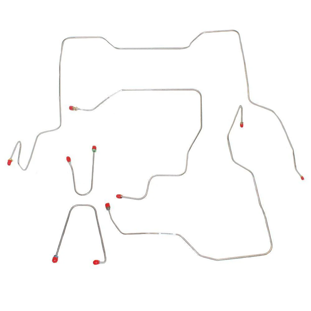 CBK0085- 02-04 Ford F-250 Super Duty/F-350 Super Duty AWABS; Ext Cab Long Bed/Crew Cab Short bed Complete Brake Line Kit