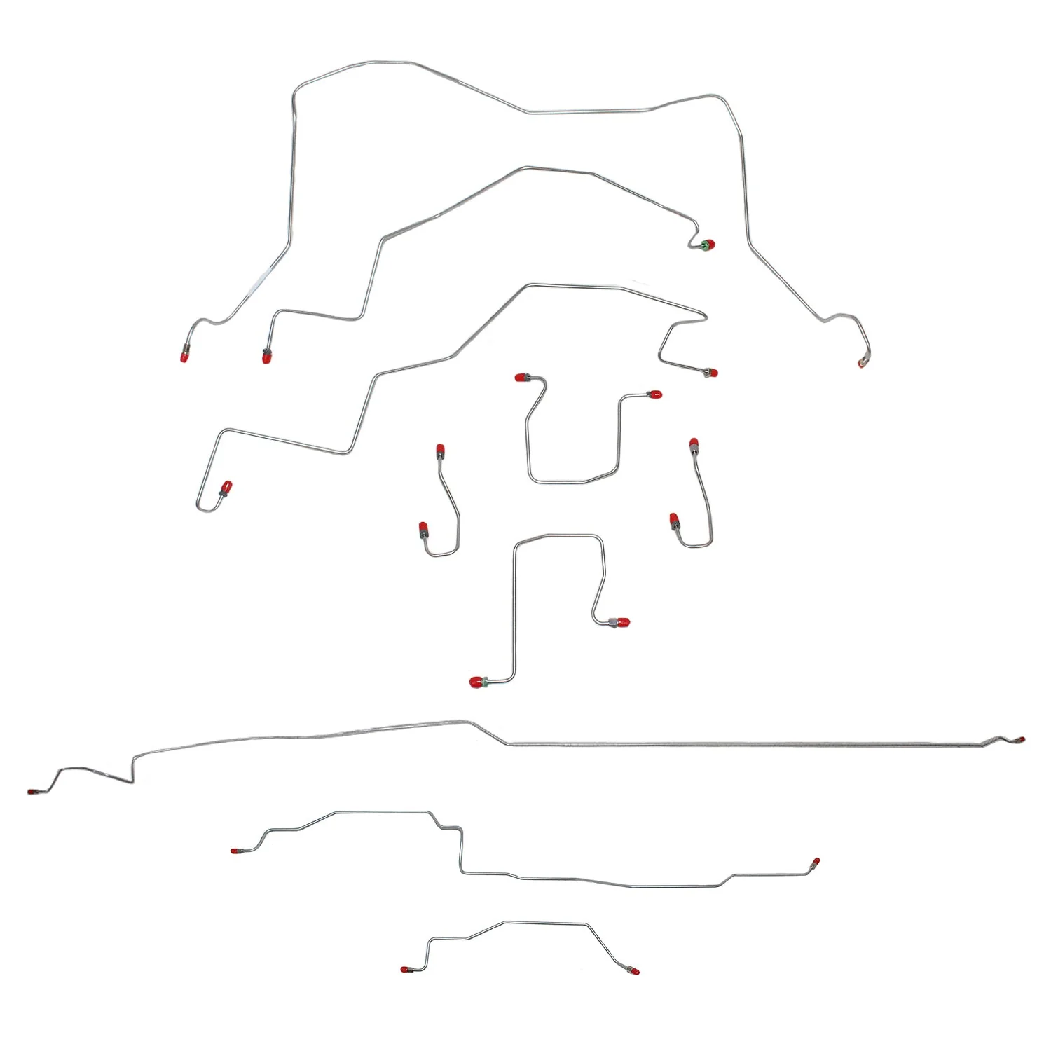 CBK0092- 98-01 Dodge Ram 1500, 4wd, RWABS, Reg Cab/Short Bed; Complete Brake Line Kit