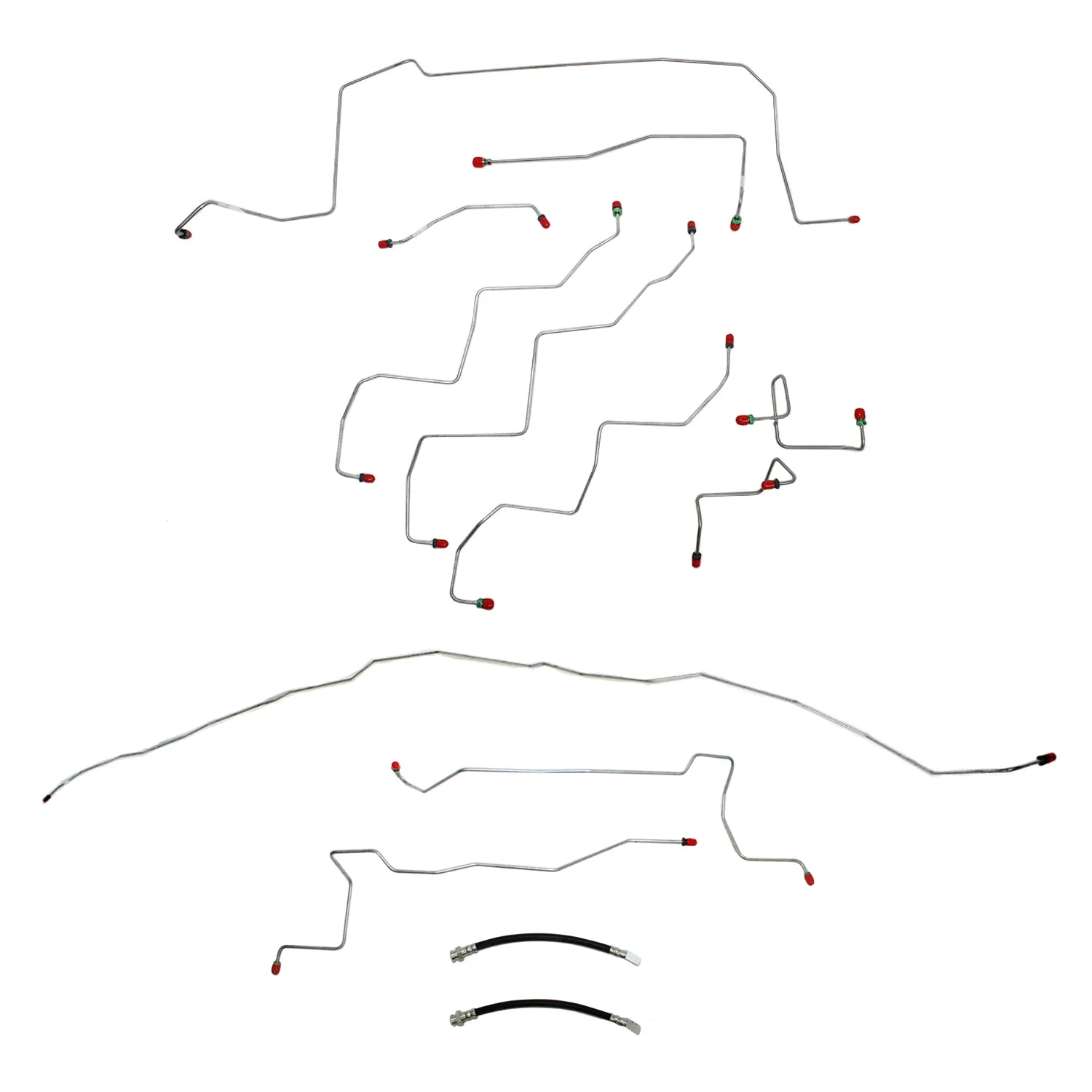 CBK0096- 02-03 Durango RT, 4wd, Disc Brakes; Complete Brake Line Kit - Image 2