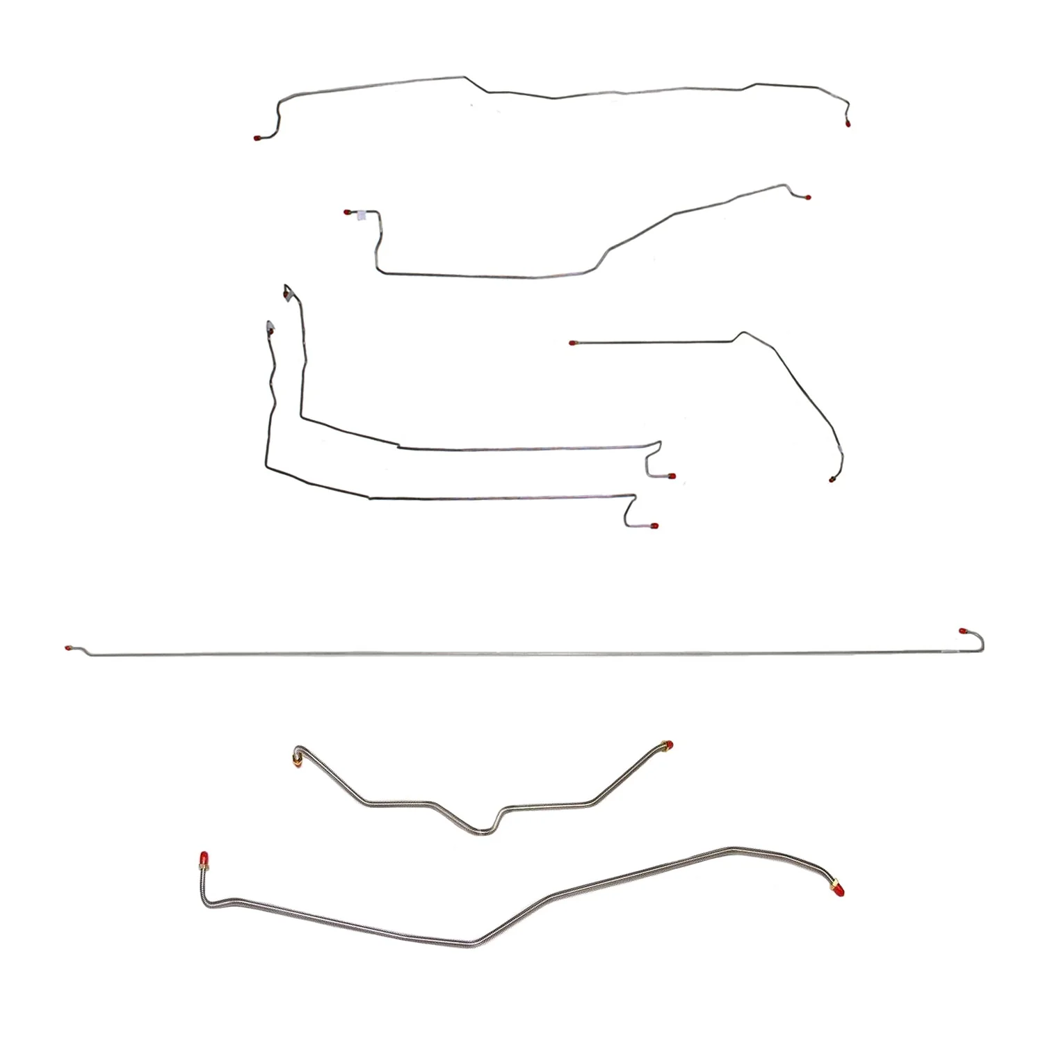 CBK0099- 01-07 GM 2500HD, 6.6L or 8.1L, Ext Cab/Long Bed; Complete Brake Line Kit - Image 2